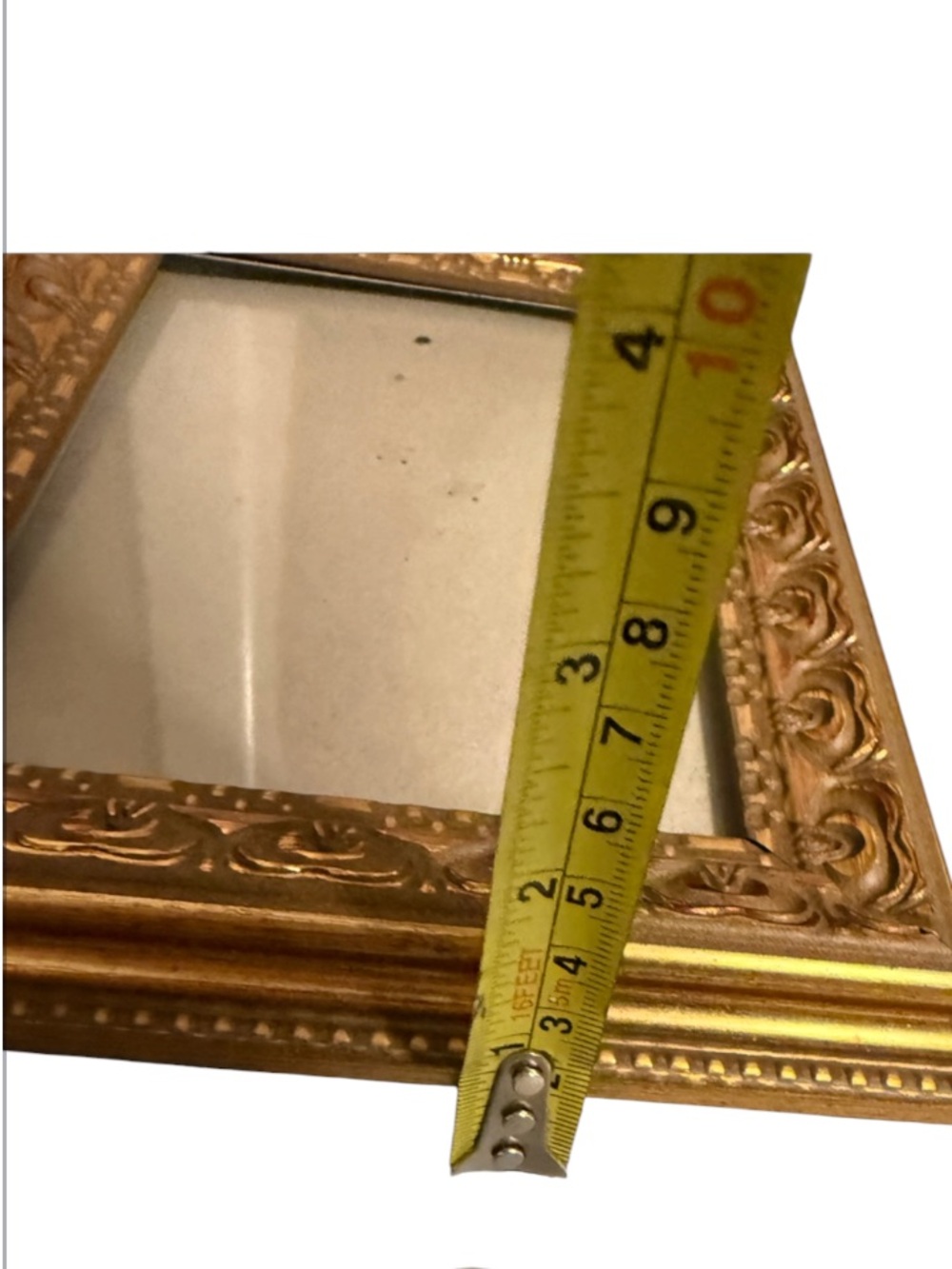 Ornate Gold Picture Frame with Glass – Vintage Style - Picture 7 of 16